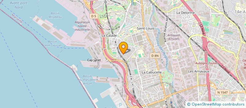localisation de l'entreprise EURL SEVER à MARSEILLE