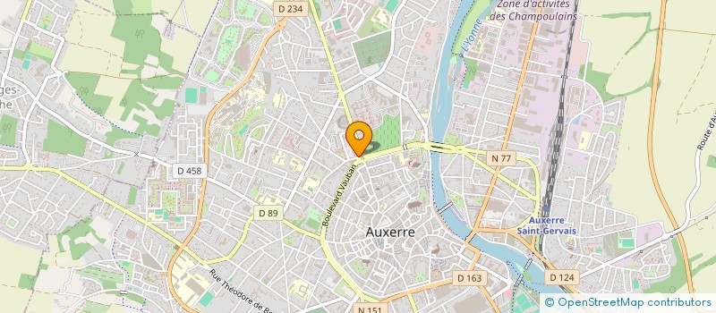 localisation de l'entreprise EURL SEVESTRE à AUXERRE