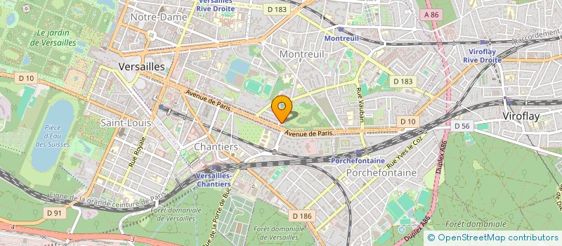 localisation de l'entreprise EURL SGPB à VERSAILLES