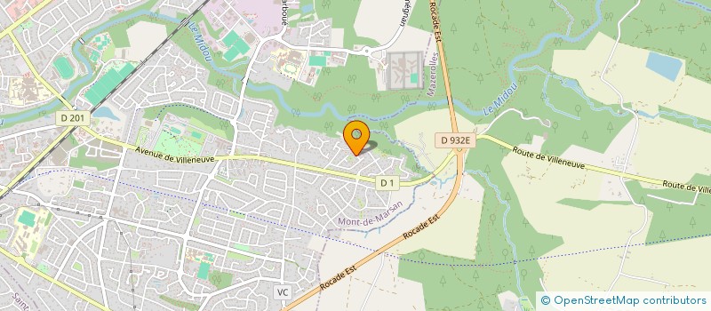 localisation de l'entreprise EURL SGU CONCEPT  MONT-DE-MARSAN