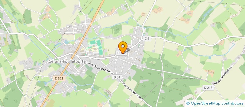 localisation de l'entreprise EURL SIAM à CERANS-FOULLETOURTE