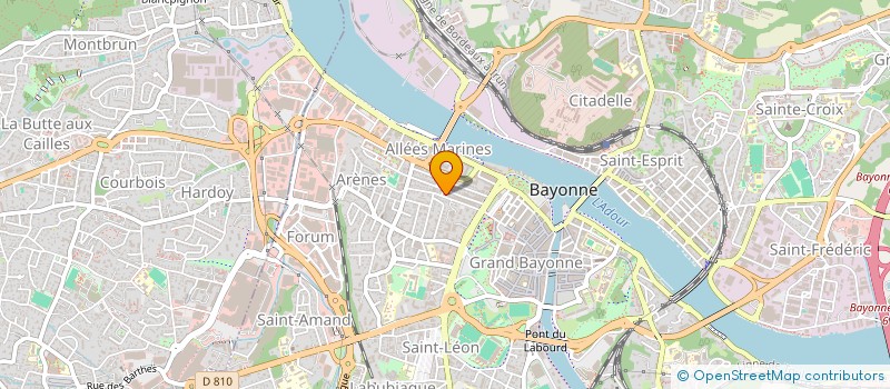 localisation de l'entreprise EURL SICARD à BAYONNE