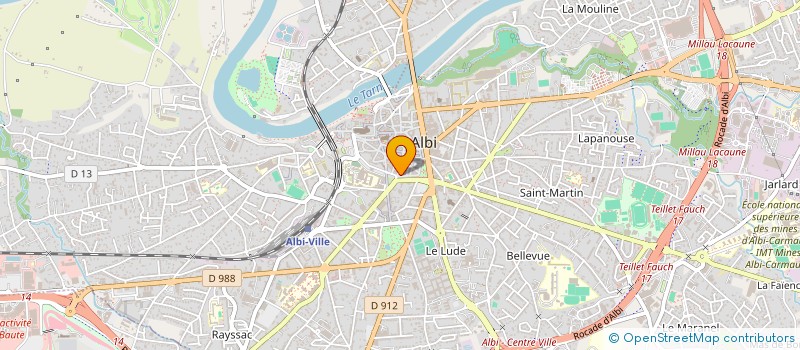 localisation de l'entreprise EURL SILAV à ALBI