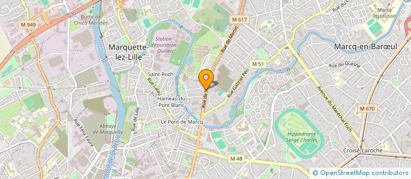 localisation de l'entreprise EURL SILENE à MARCQ-EN-BARŒUL