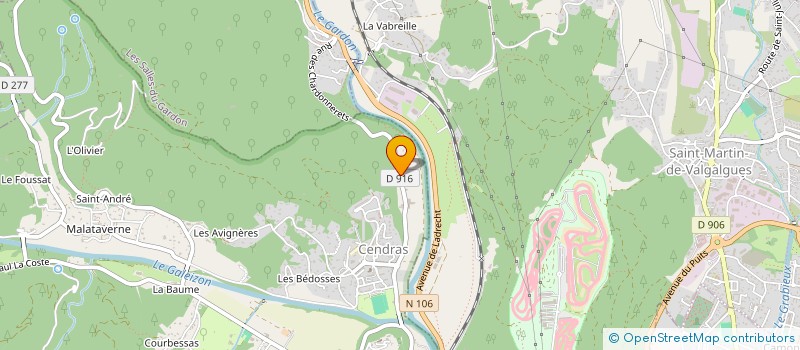 localisation de l'entreprise EURL SIMOES SERRURERIE MENUISERIE  SAINT-PAUL-LA-COSTE