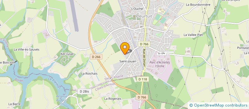 localisation de l'entreprise EURL SIMON JEROME  PLEURTUIT