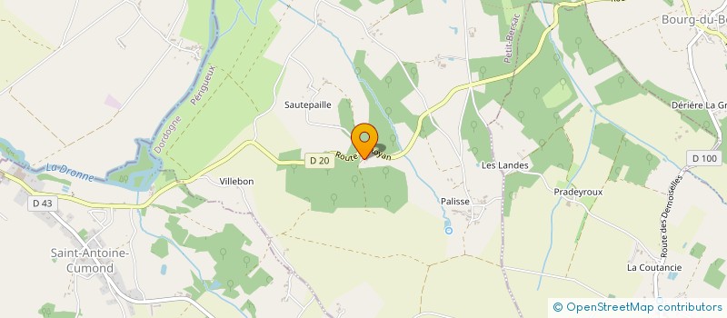 localisation de l'entreprise EURL SIMON STONE  SIORAC-DE-RIBERAC