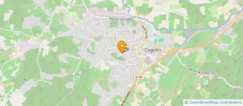 localisation de l'entreprise EURL SIMONE à COGOLIN