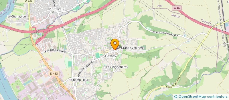 localisation de l'entreprise EURL SINDY LYONNET  GENAY