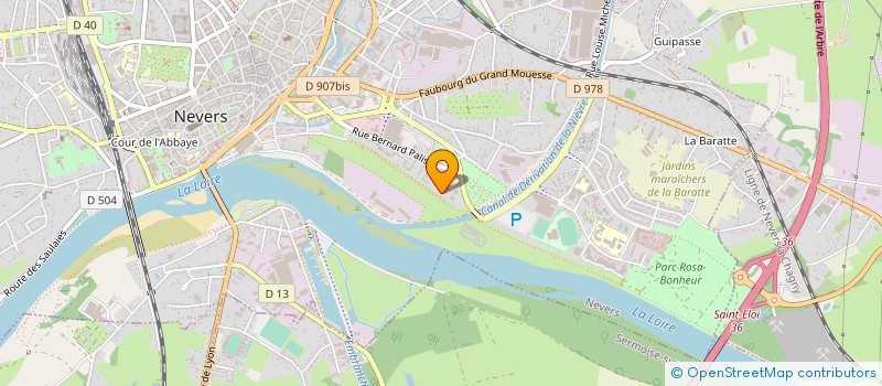 localisation de l'entreprise EURL SIOU à NEVERS