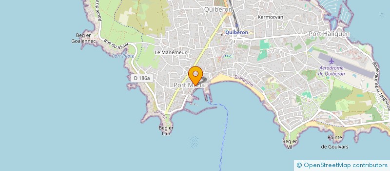 localisation de l'entreprise EURL SKYPLANETE à QUIBERON