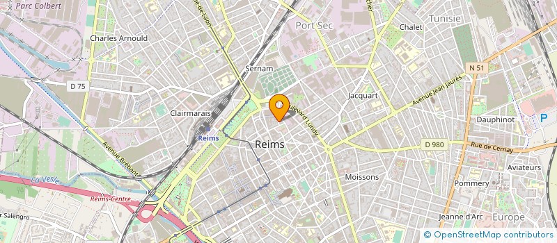 localisation de l'entreprise EURL SLAAC à REIMS
