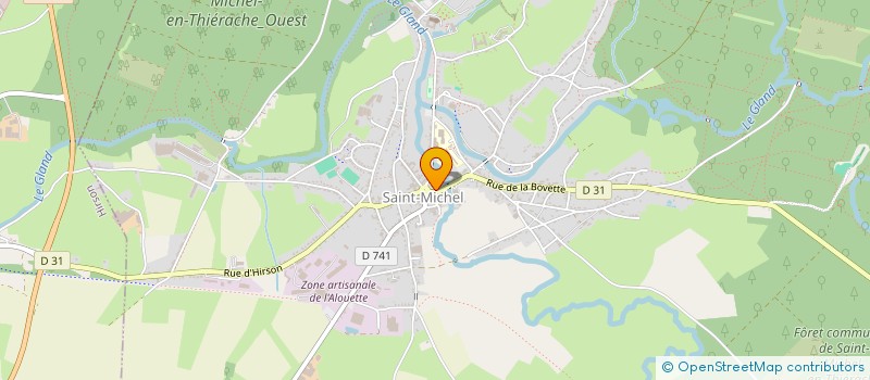 localisation de l'entreprise EURL SLC COIFFURE  SAINT-MICHEL