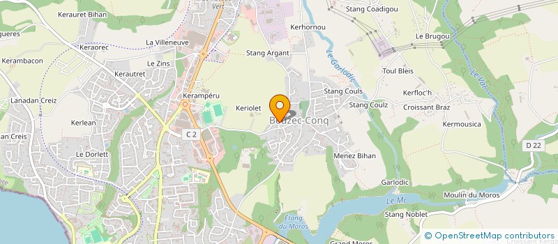 localisation de l'entreprise EURL SLS STEPHANE LALY SERVICES à CONCARNEAU