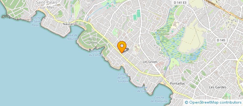 localisation de l'entreprise EURL SMD  VAUX-SUR-MER