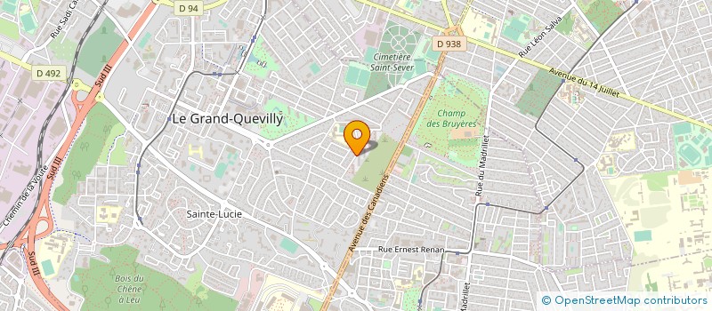 localisation de l'entreprise EURL SML CONSTRUCTION  LE GRAND-QUEVILLY