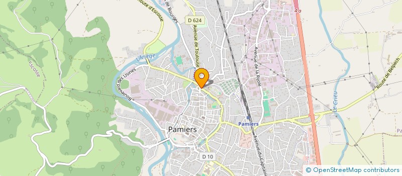 localisation de l'entreprise EURL SN REGIE + à PAMIERS