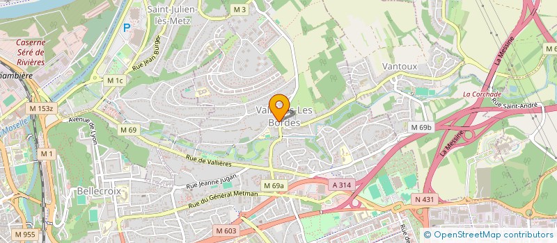 localisation de l'entreprise EURL SOC LORRAINE DE CHAUD ET FROID  METZ