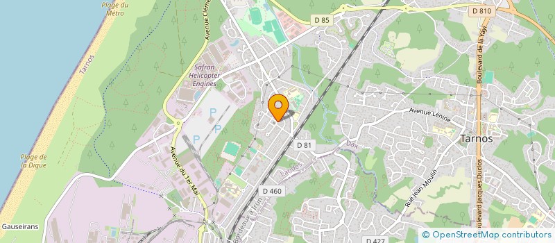 localisation de l'entreprise EURL SOCHET  TARNOS