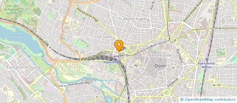 localisation de l'entreprise EURL SOCIETE DE L'HOTEL DE FRANCE à DIJON