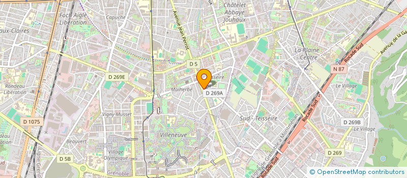 localisation de l'entreprise EURL SOCOPRINT à GRENOBLE