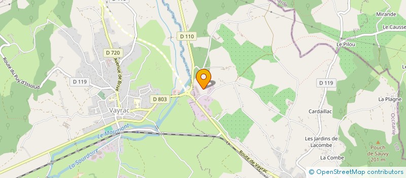 localisation de l'entreprise EURL SOLERE  VAYRAC