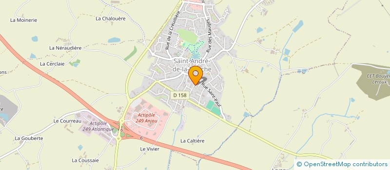 localisation de l'entreprise EURL SOLS D'ANJOU à SEVREMOINE