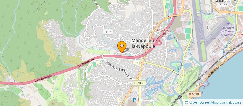 localisation de l'entreprise EURL SOMEDAL à MANDELIEU-LA-NAPOULE