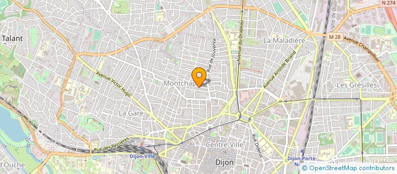 localisation de l'entreprise EURL SOMMANT MENUISERIE à DIJON