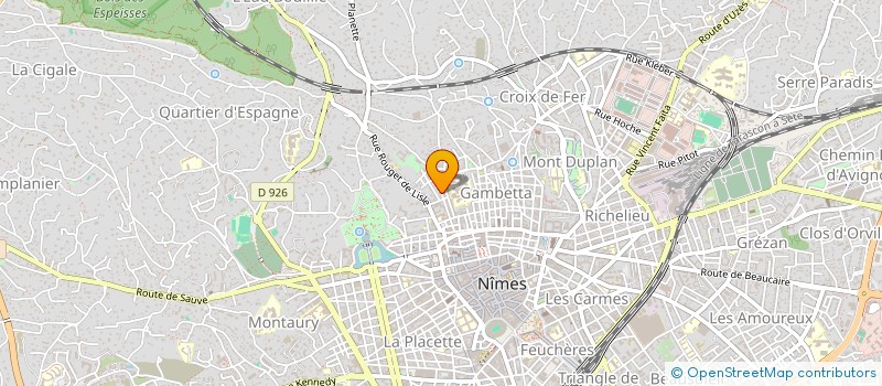 localisation de l'entreprise EURL SONIA  NIMES