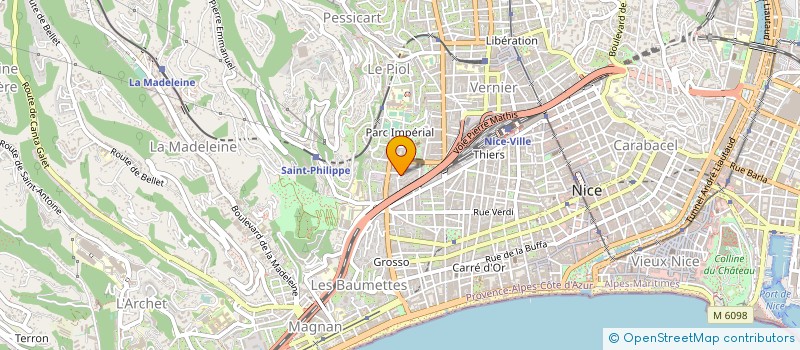 localisation de l'entreprise EURL SONIC-PRECISION à NICE