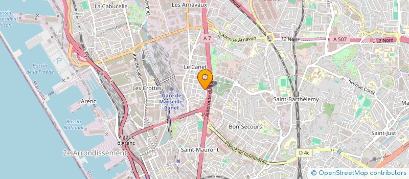 localisation de l'entreprise EURL SOUABER CARRELAGE à MARSEILLE