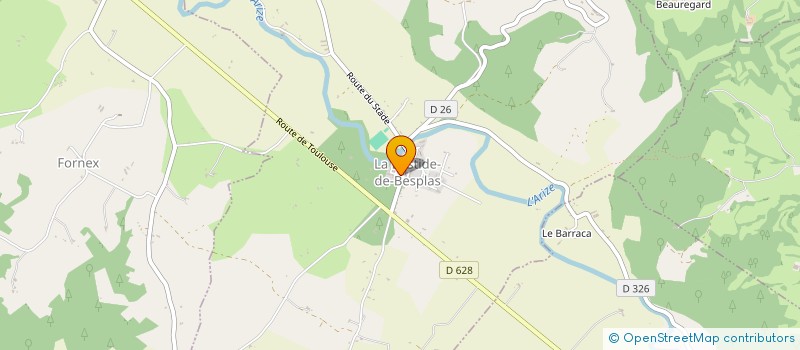 localisation de l'entreprise EURL SOULIER OLIVIER à LA BASTIDE-DE-BESPLAS