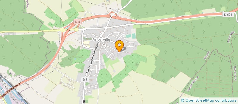 localisation de l'entreprise EURL SP DISTRIBUTION à ANCERVILLE
