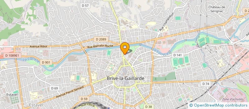 localisation de l'entreprise EURL SPA HEXILE à BRIVE-LA-GAILLARDE