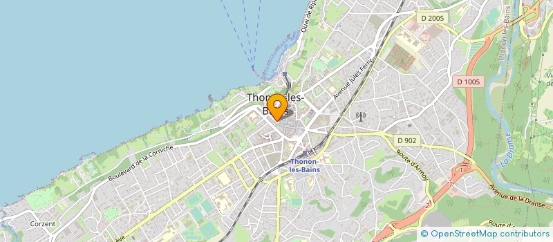 localisation de l'entreprise EURL SPERATI à THONON LES BAINS