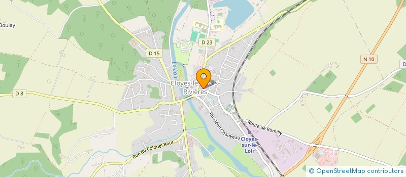 localisation de l'entreprise EURL SPORT DETENTE à CLOYES-LES-TROIS-RIVIERES