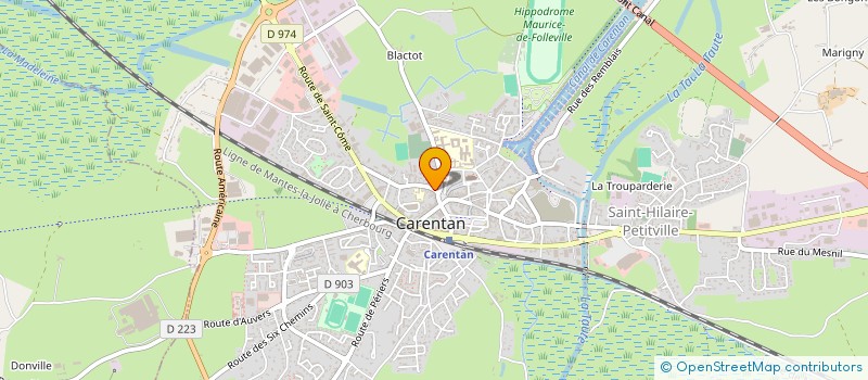 localisation de l'entreprise EURL SPORTS ET CYCLES à CARENTAN-LES-MARAIS