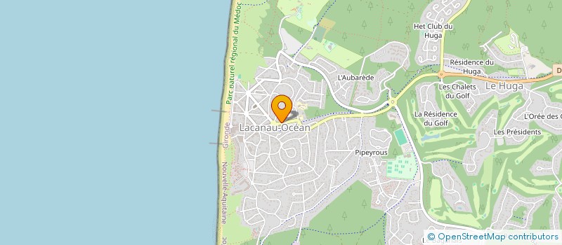 localisation de l'entreprise EURL SPORTS SERVICES  LACANAU