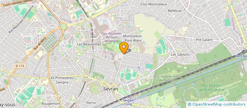 localisation de l'entreprise EURL SPR à SEVRAN