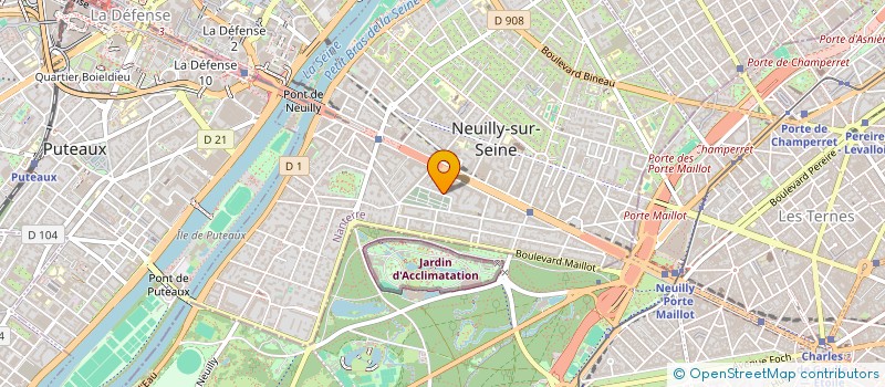 localisation de l'entreprise EURL SRDH à NEUILLY-SUR-SEINE