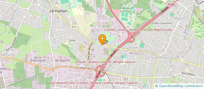localisation de l'entreprise EURL SRTC BATIMENT à EYSINES