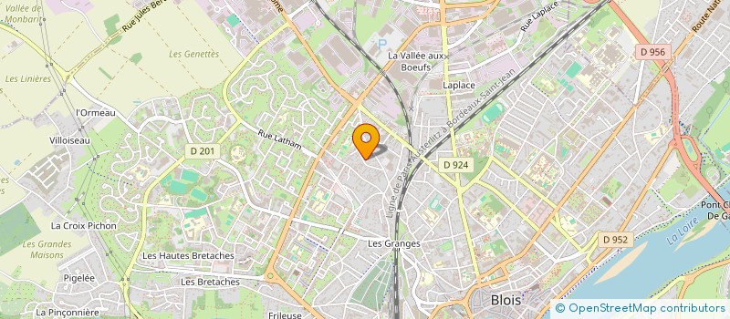 localisation de l'entreprise EURL SSB  BLOIS