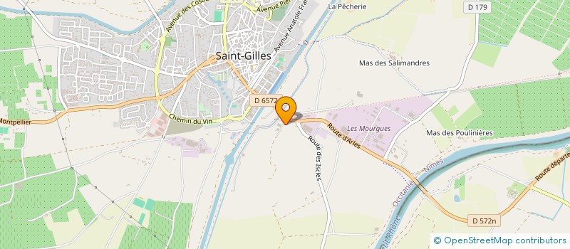 localisation de l'entreprise EURL ST GILLOISE DE RENOVATION à ST GILLES