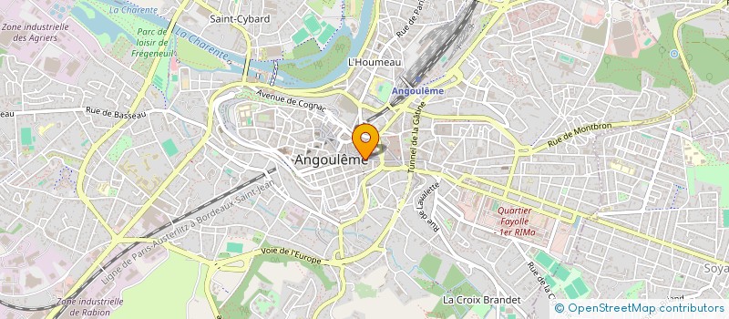 localisation de l'entreprise EURL ST MARTIAL à ANGOULEME