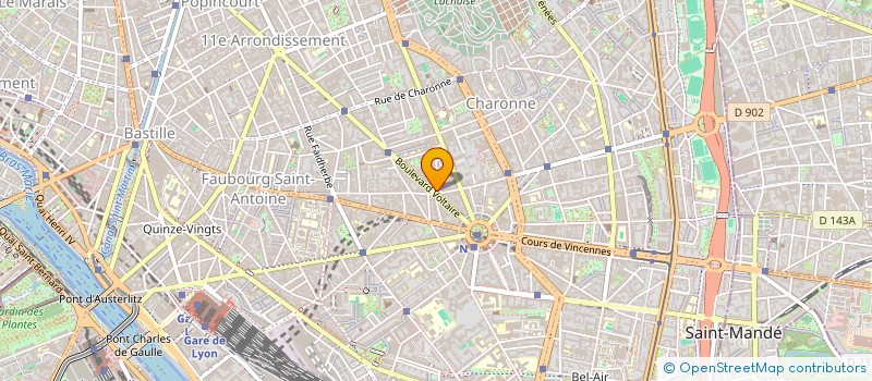 localisation de l'entreprise EURL STACY ODIN  PARIS