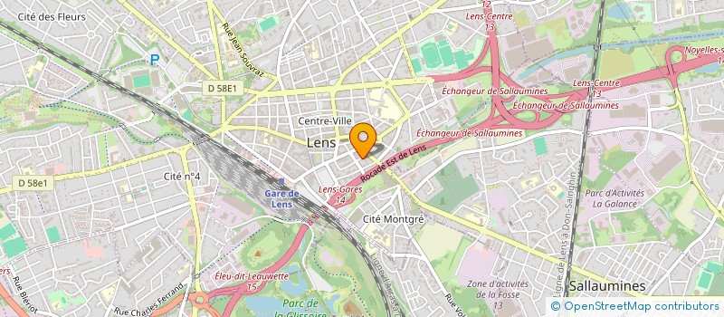localisation de l'entreprise EURL STAG à LENS