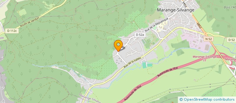 localisation de l'entreprise EURL STDI  MARANGE-SILVANGE