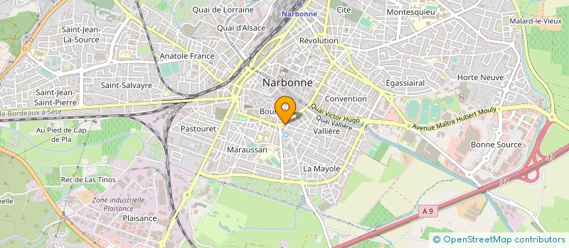 localisation de l'entreprise EURL STEFAVI à NARBONNE