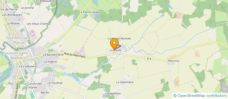localisation de l'entreprise EURL STEPHANE BREMAUD à TOURNON-SAINT-MARTIN